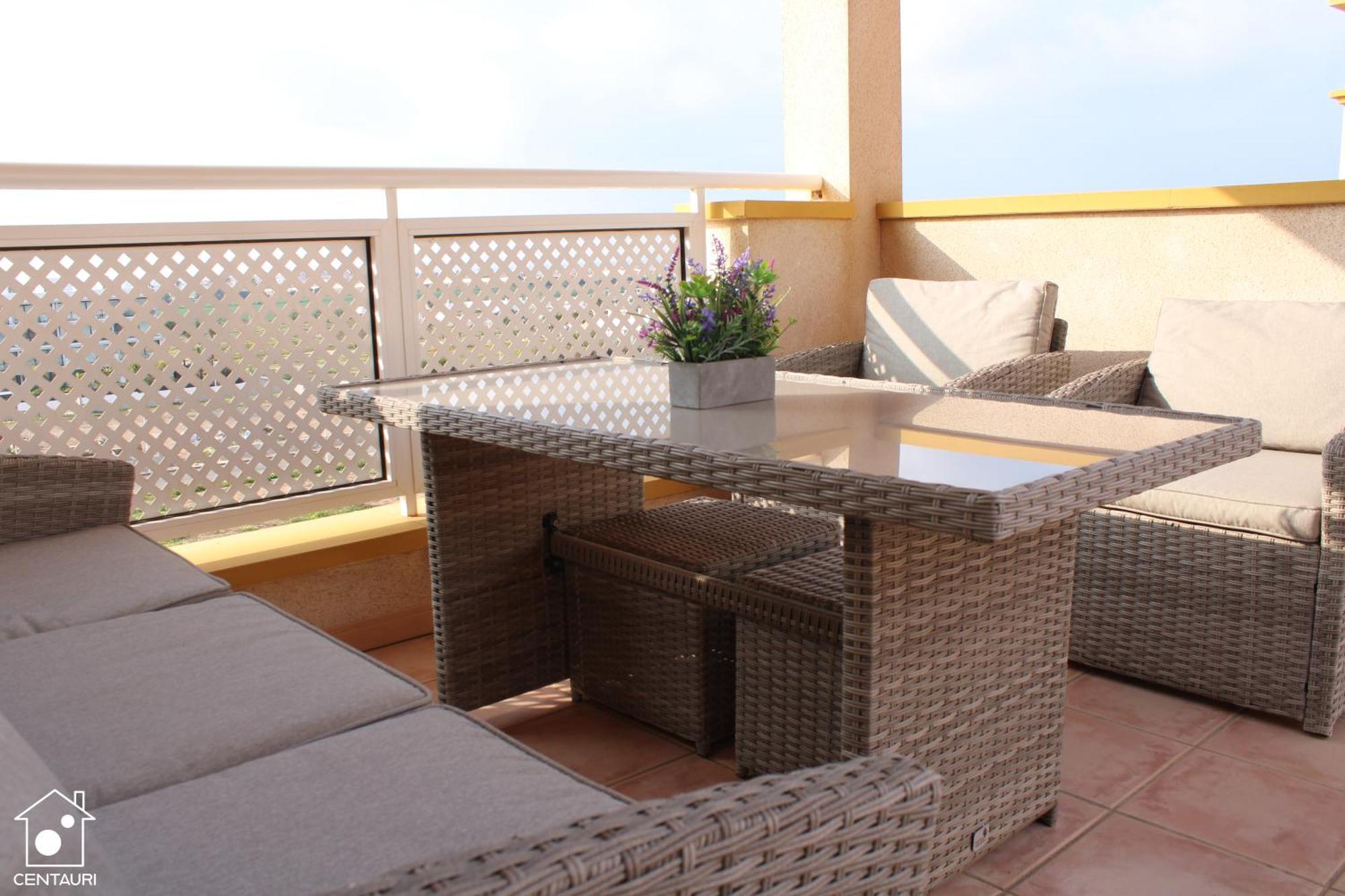Апартаменты Fantastico Atico Chill Out Con Vistas A Мар-де-Кристаль Экстерьер фото